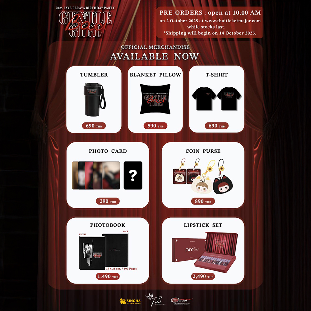 2025 FAYE PERAYA OFFICIAL MERCHANDISE
