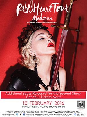 Madonna Rebel Heart Tour Bangkok presented by Singha Drinking Water