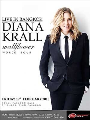 Diana Krall Wallflower World Tour, Live in Bangkok 2016