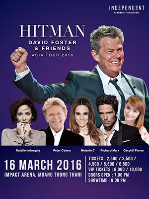 HITMAN DAVID FOSTER & FRIENDS Asia Tour 2016