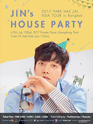 2017 PARK HAE JIN ASIA TOUR in Bangkok JIN'S HOUSE PARTY