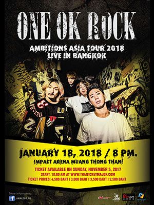 ONE OK ROCK AMBITIONS ASIA TOUR 2018 Live in Bangkok