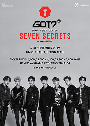 GOT7 FAN FEST 2019 'SEVEN SECRETS' <br> IN BANGKOK