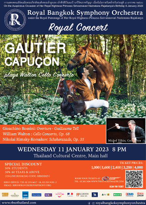 RBSO 2023 : Royal Concert Gautier Capucon<br> plays Walton Cello Concerto