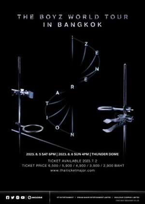 THE BOYZ 2ND WORLD TOUR : ZENERATION <br> in BANGKOK