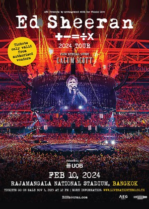 Ed Sheeran ‘+ - = ÷ x' Mathematics<br> Tour Bangkok 2024