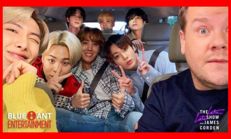 อาร์มี่กรี๊ด! BTS เยือน Carpool Karaoke โดยพิธีกรระดับโลก James Corden